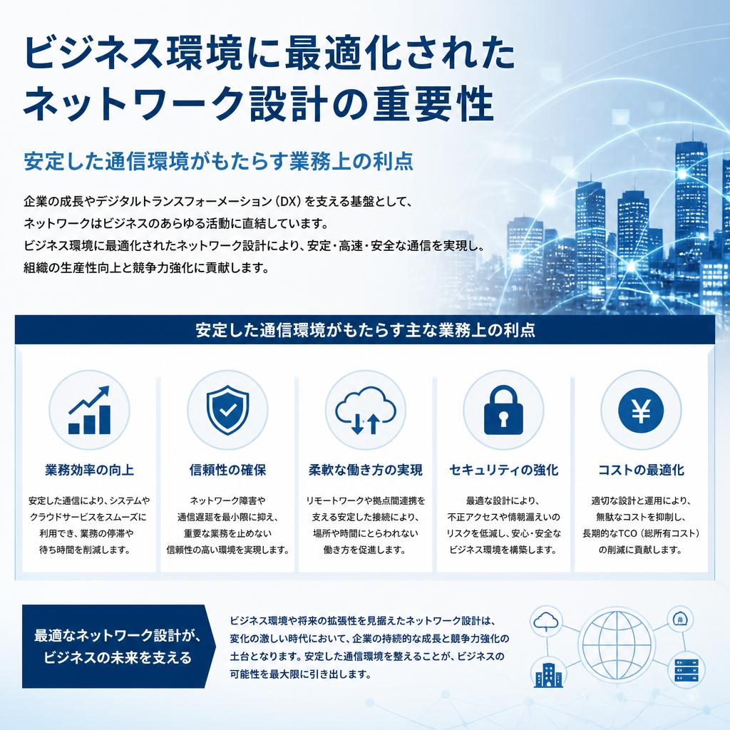 最適なネットワーク構築