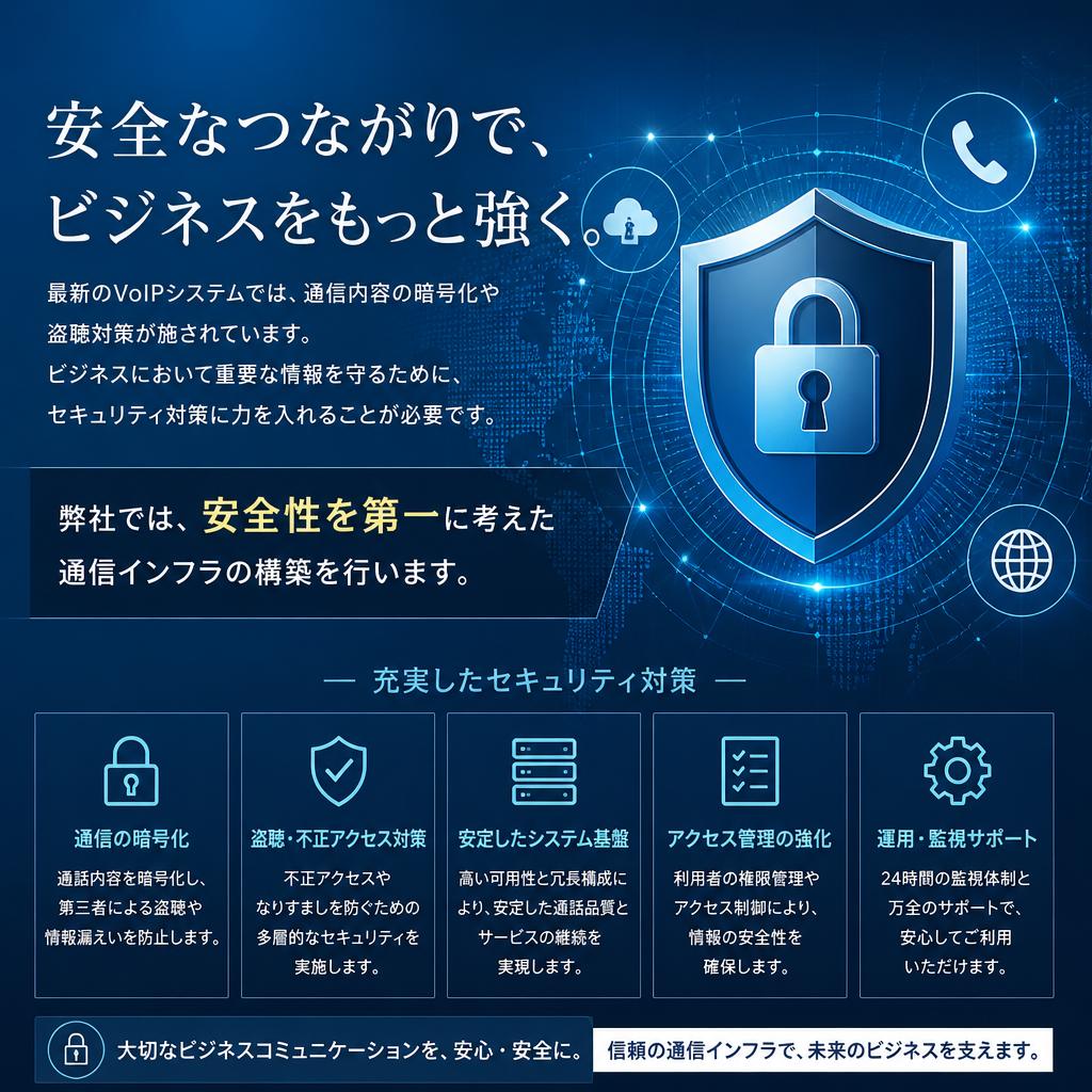 強固なセキュリティ対策